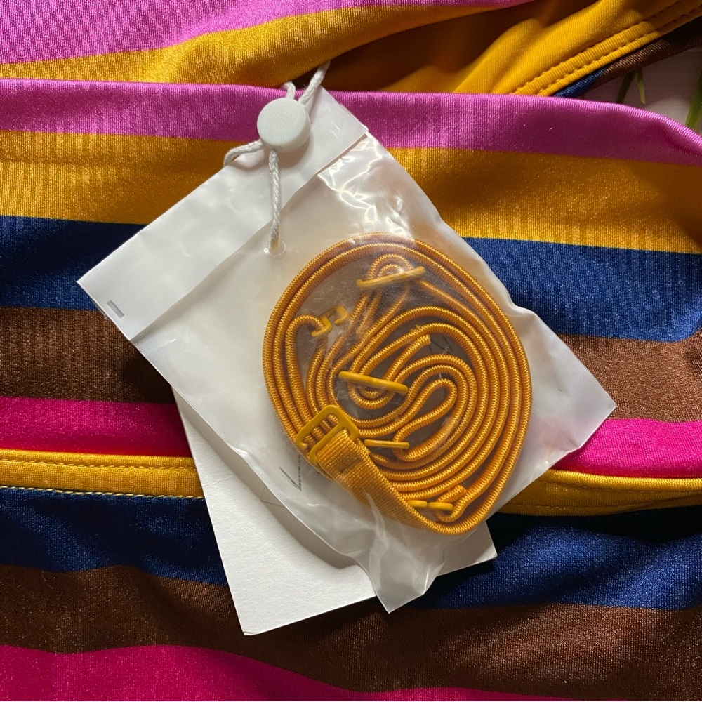 Zimmermann Striped Cutout Scarf Tie One Piece Swimsuit - Picture 10 of 15